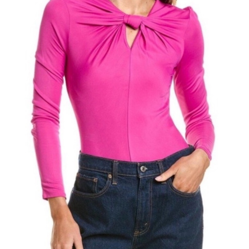 FARM Rio Fuchsia Long Sleeve Bodysuit